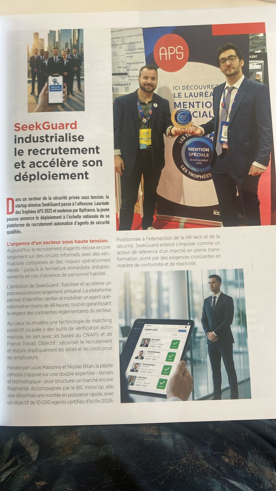 Les lauréats des Trophées APS 2025